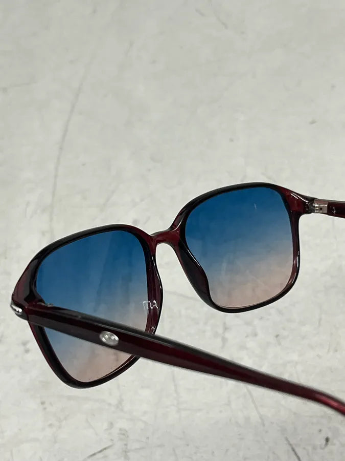 2000s Christian Dior Burgundy 2 Tones Sunglasses yFEUcMZ 8