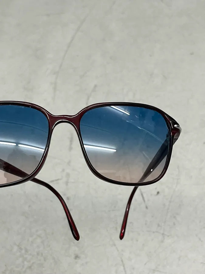 2000s Christian Dior Burgundy 2 Tones Sunglasses yFEUcMZ 7