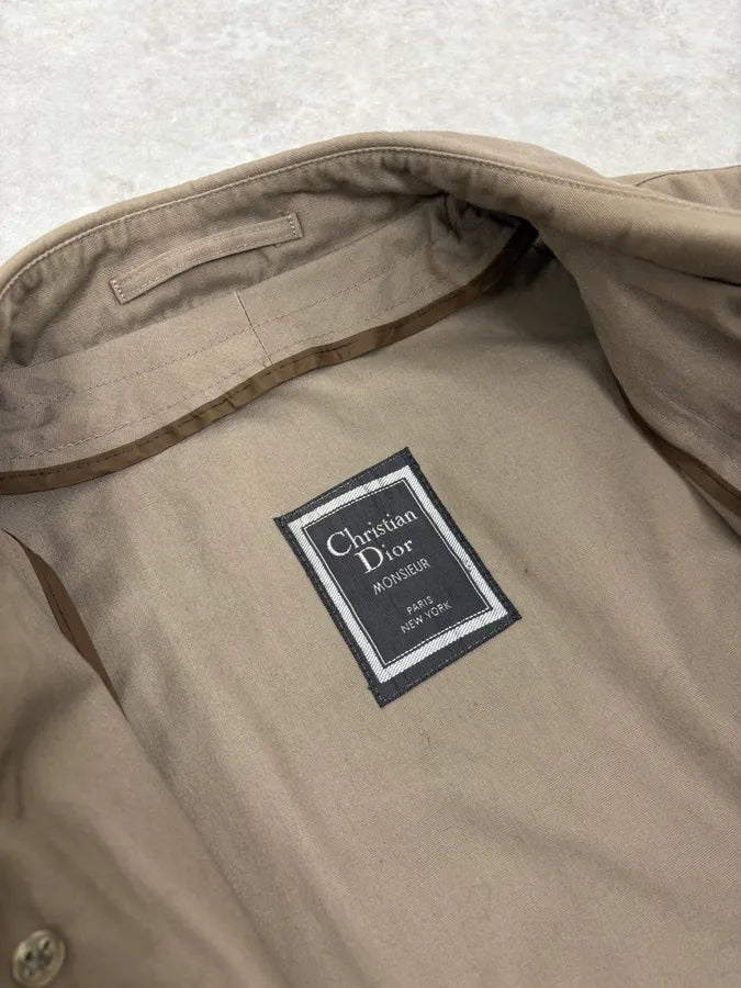 2000s Christian Dior Beige Classy Trench Coat pWxmheM 7