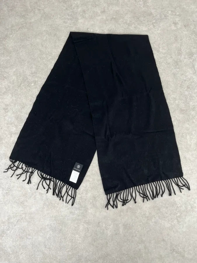 2000s Christian Lacroix Black Cashmere Scarf dyjJhNu 2
