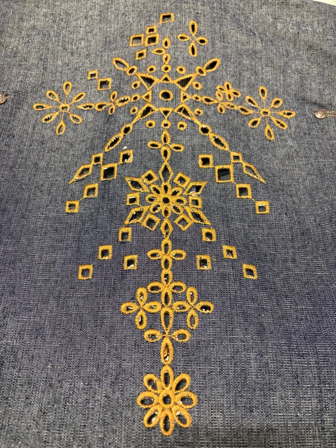 2000s Christian Lacroix Embroidered Denim Jacket (S) JCMrCPb 5