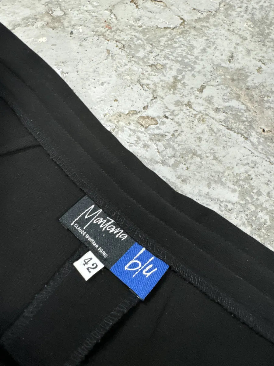 2000s Claude Montana Black Lines Sweatpants GLmsbfh 5