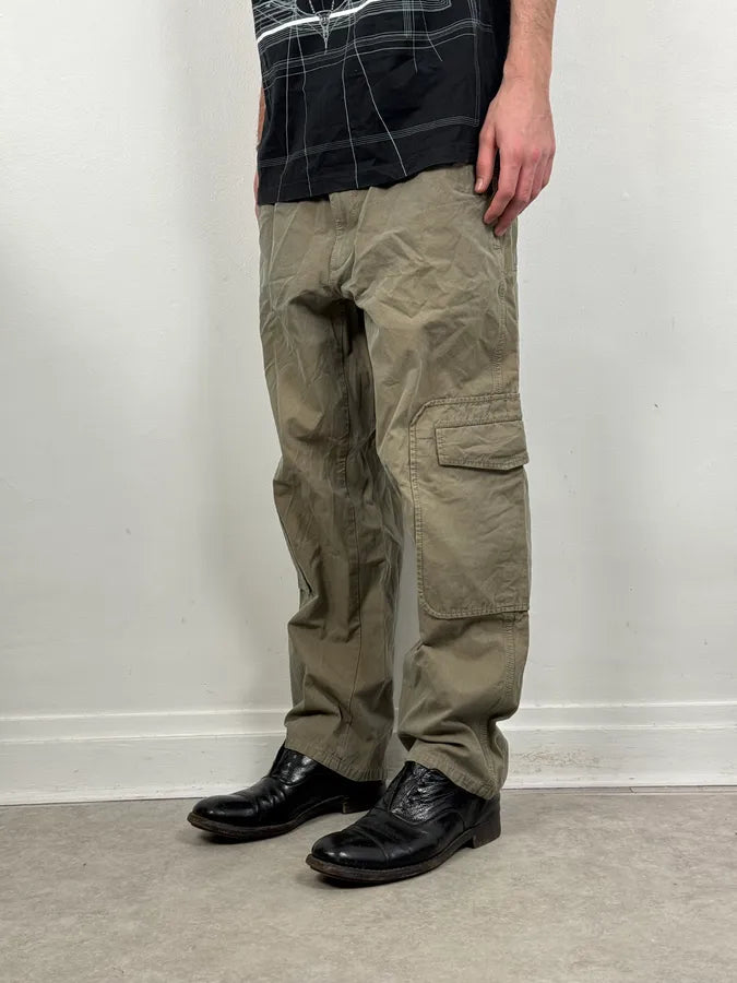 2000s Comme des Garçons Beige Cargo Japanese Pants YvQDaUW 1