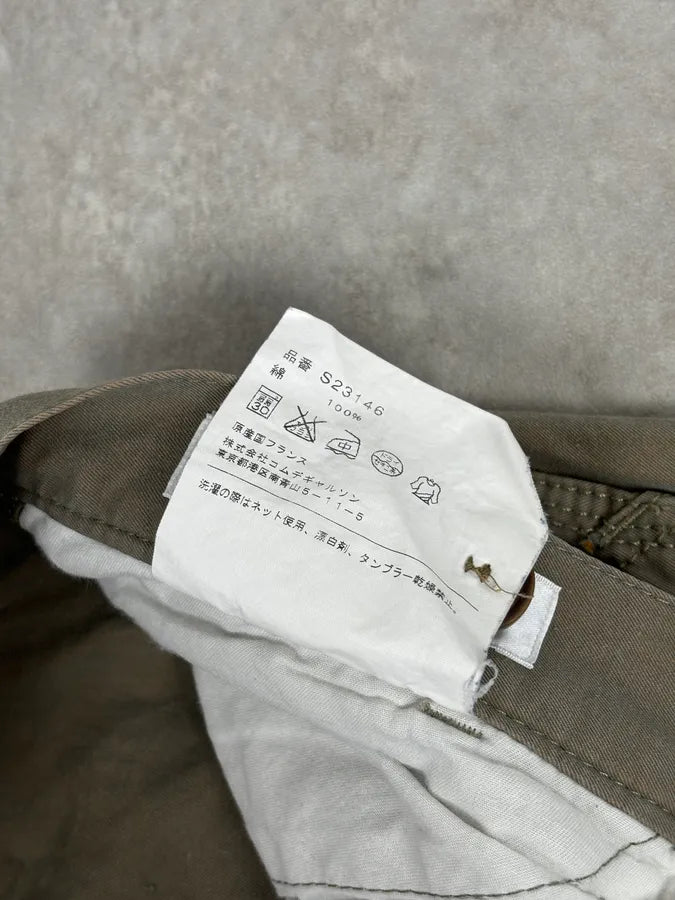 2000s Comme des Garçons Beige Cargo Japanese Pants YvQDaUW 12