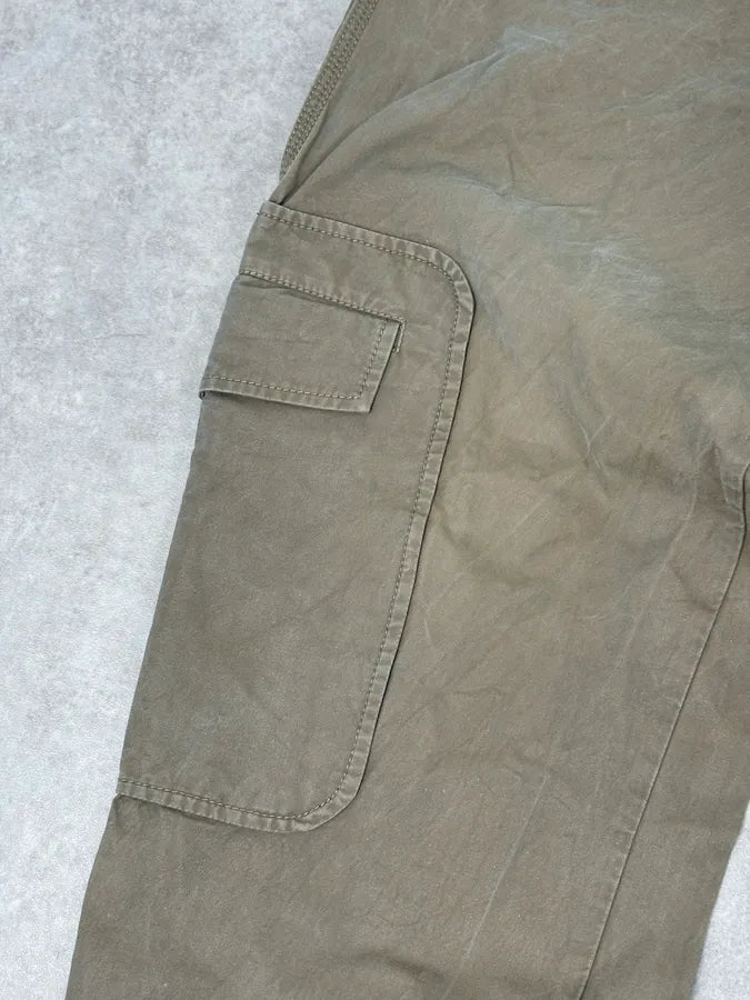 2000s Comme des Garçons Beige Cargo Japanese Pants YvQDaUW 7