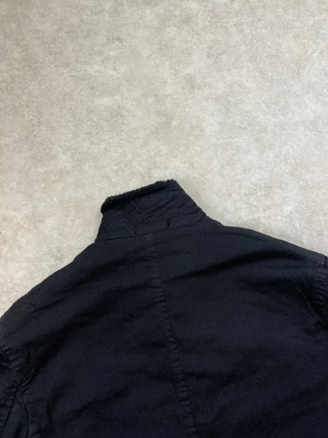 Comme Des Garçons Homme Black Cargo Fleece Blazer Jacket WhmPAud 6