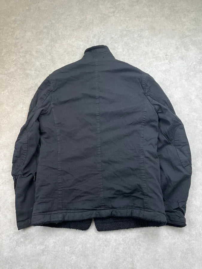 Comme Des Garçons Homme Black Cargo Fleece Blazer Jacket WhmPAud 5