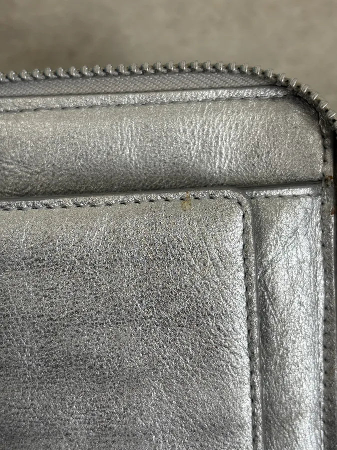 2000s Comme des Garçons Geometric Shapes Silver Wallet QCjTtoM 8