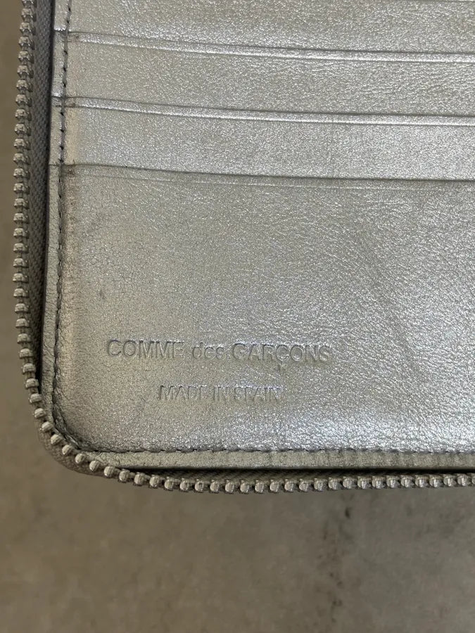 2000s Comme des Garçons Geometric Shapes Silver Wallet QCjTtoM 7