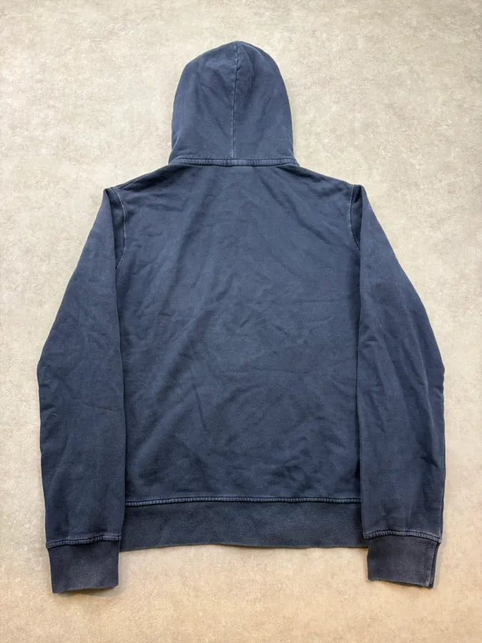 2000s Converse Navy Faded Logo Flag Hoodie ZENkZCM 5