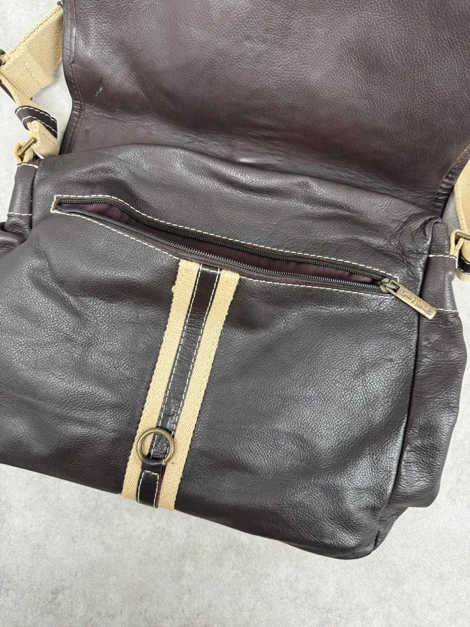 2000s Cow Pony Hair Leather Shoulder Bag DJPVJKE 10