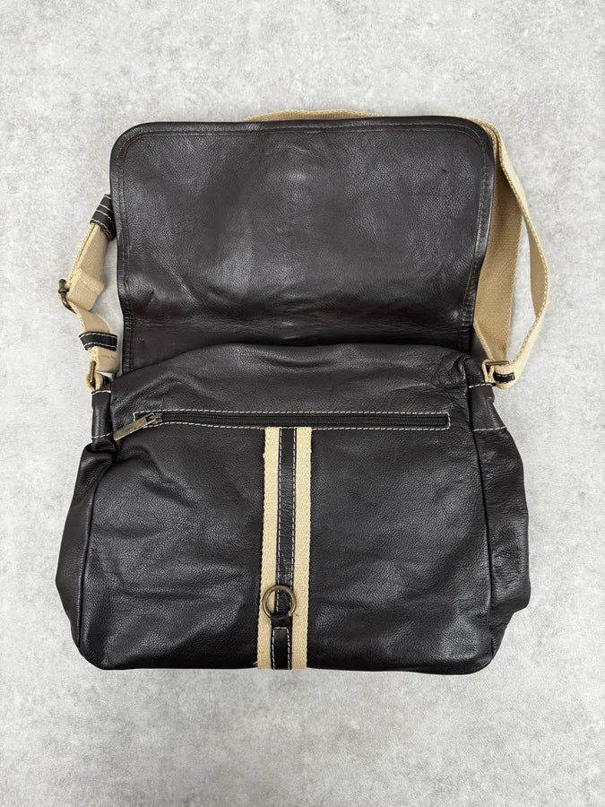 2000s Cow Pony Hair Leather Shoulder Bag DJPVJKE 6