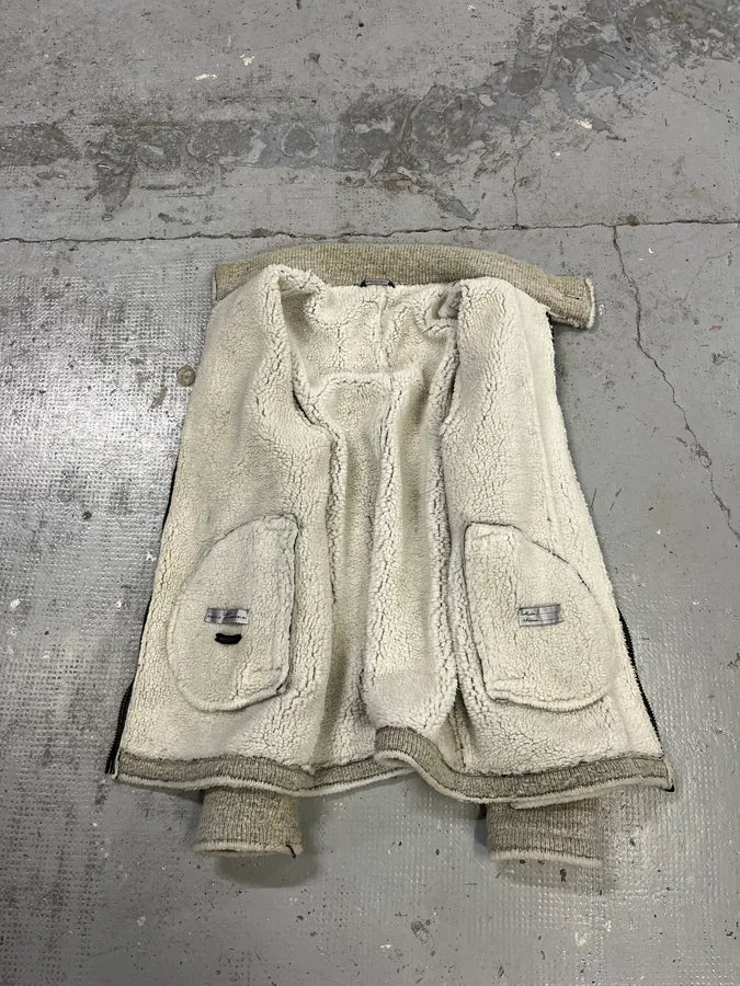 2000s Daniele Alessandrini Asymmetrical Grey Wool Jacket QFYExgU 8