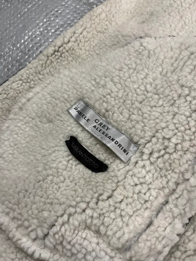 2000s Daniele Alessandrini Asymmetrical Grey Wool Jacket QFYExgU 9