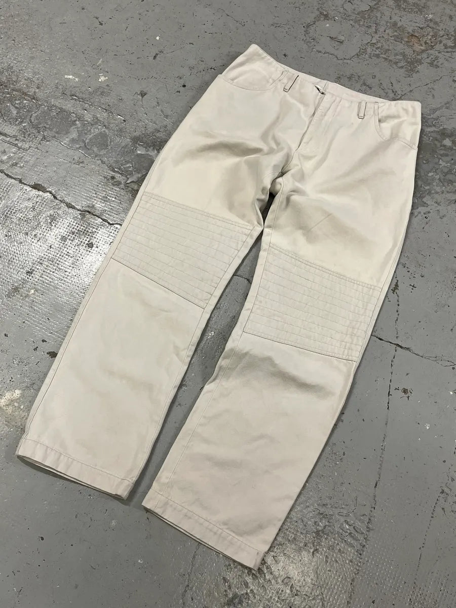 2000s Daniele Alessandrini Biker White Pants XvpxZZB 4