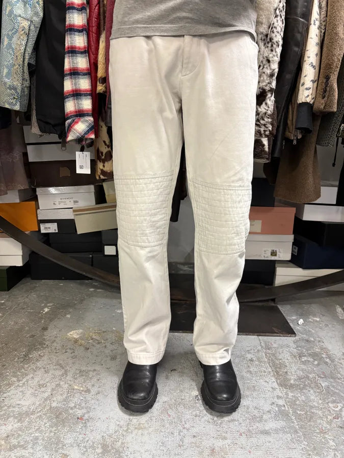 2000s Daniele Alessandrini Biker White Pants XvpxZZB 1