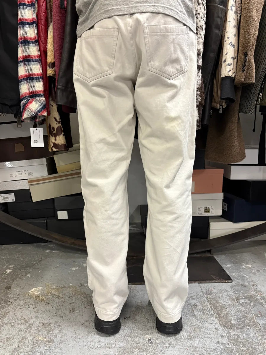 2000s Daniele Alessandrini Biker White Pants XvpxZZB 3