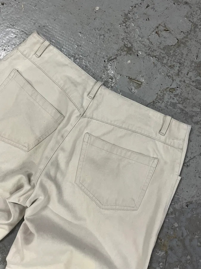 2000s Daniele Alessandrini Biker White Pants XvpxZZB 7