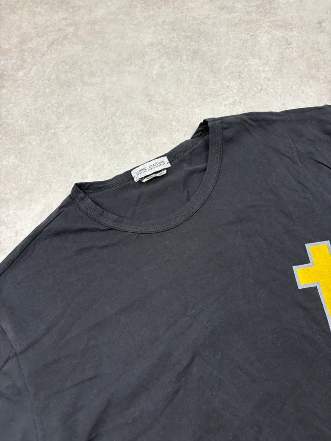 2000s Daniele Alessandrini Black Multicolor Cross T-Shirt VSOPUha 4