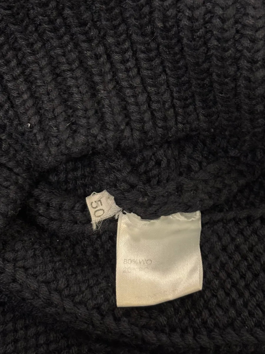 2000s Daniele Alessandrini Black Wool Turtleneck Sweater wBziLrY 7