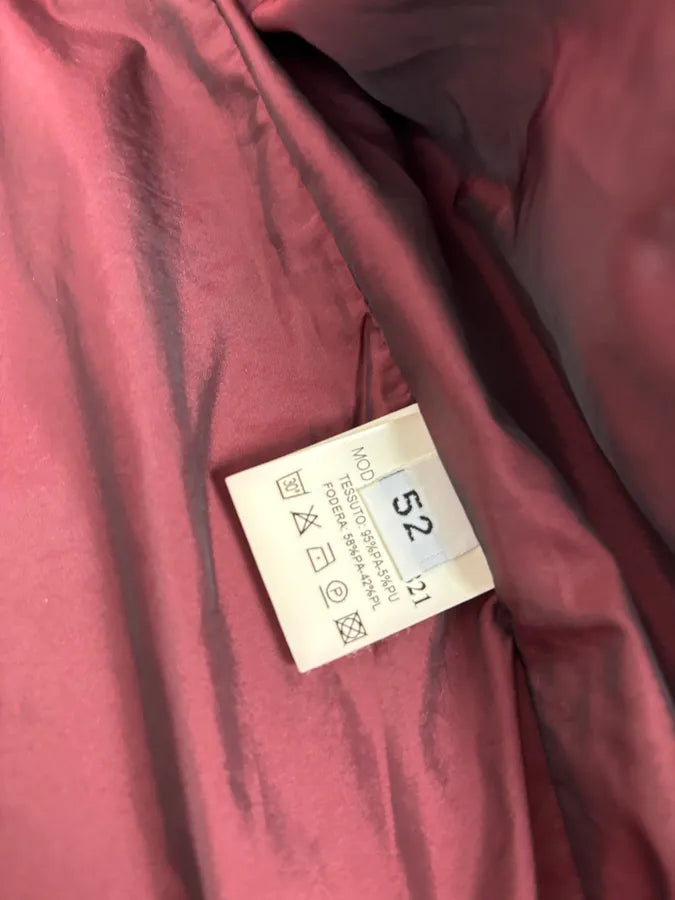 2000s Daniele Alessandrini Bordeaux British Puffer Jacket bgDYGrx 11