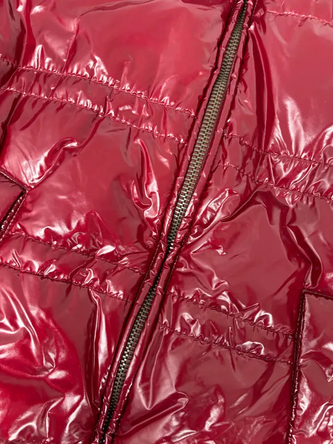 2000s Daniele Alessandrini Bordeaux British Puffer Jacket bgDYGrx 10