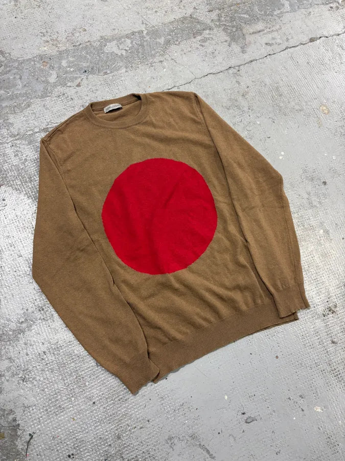 2000s Daniele Alessandrini Brown Japan Wool Sweater qWUnRfA 3