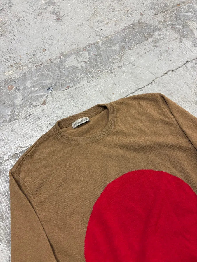 2000s Daniele Alessandrini Brown Japan Wool Sweater qWUnRfA 4