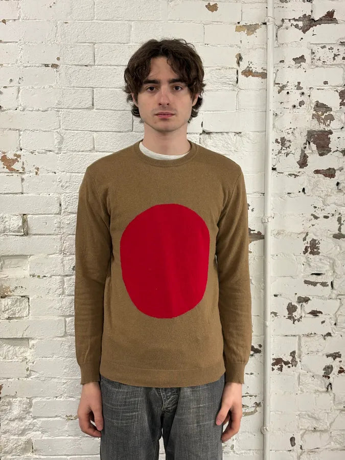 2000s Daniele Alessandrini Brown Japan Wool Sweater qWUnRfA 1
