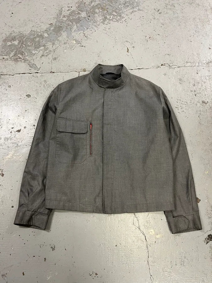 2000s Daniele Alessandrini Brut Technical Grey Jacket FYSyzLl 0