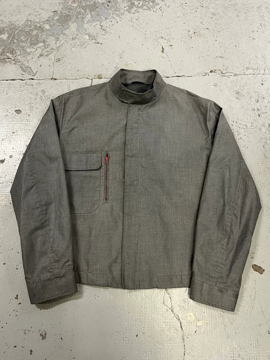 2000s Daniele Alessandrini Brut Technical Grey Jacket FYSyzLl 3