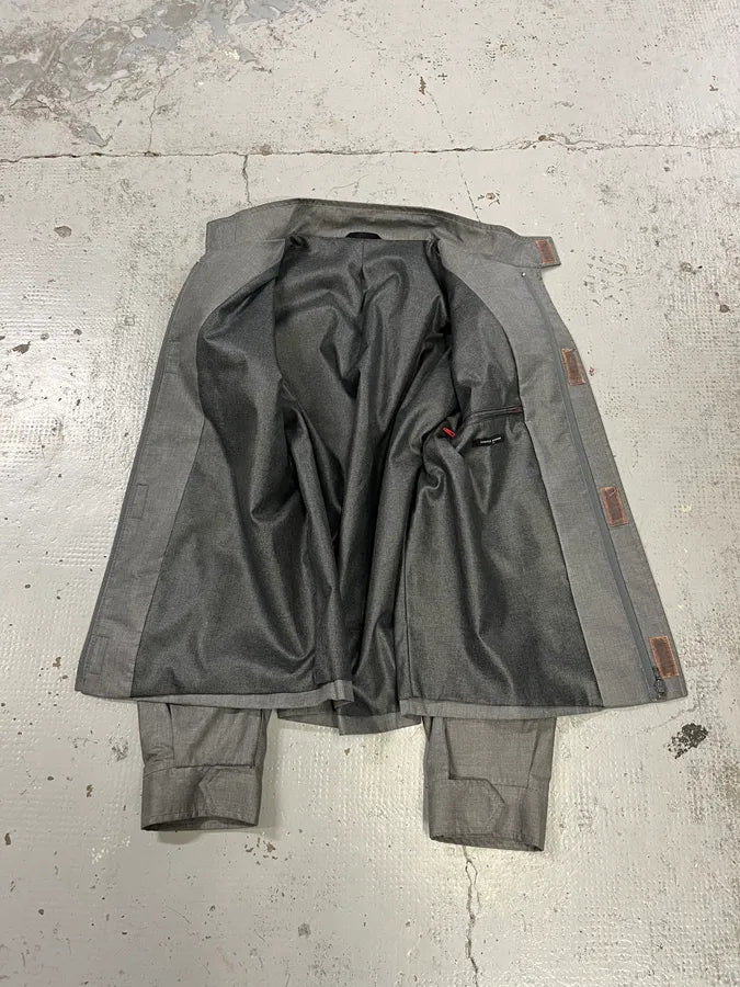 2000s Daniele Alessandrini Brut Technical Grey Jacket FYSyzLl 8