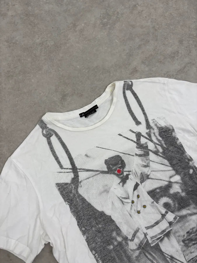 2000s Daniele Alessandrini Clow White T-Shirt LUywVPq 4