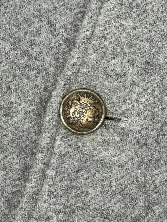 2000s Daniele Alessandrini Grey Classy Buttoned Jacket rFdezFh 3