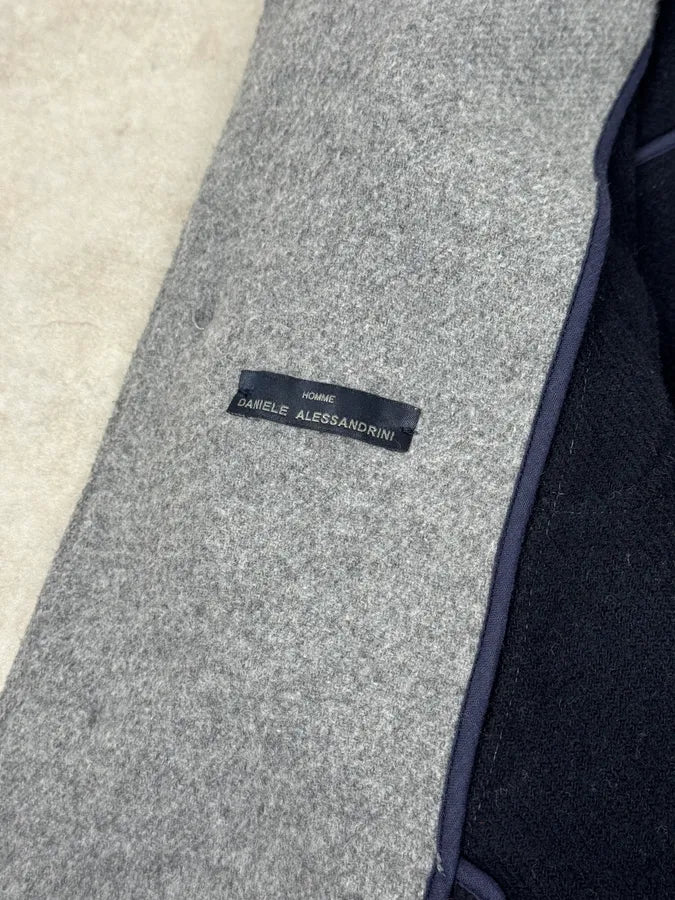 2000s Daniele Alessandrini Grey Classy Buttoned Jacket rFdezFh 4