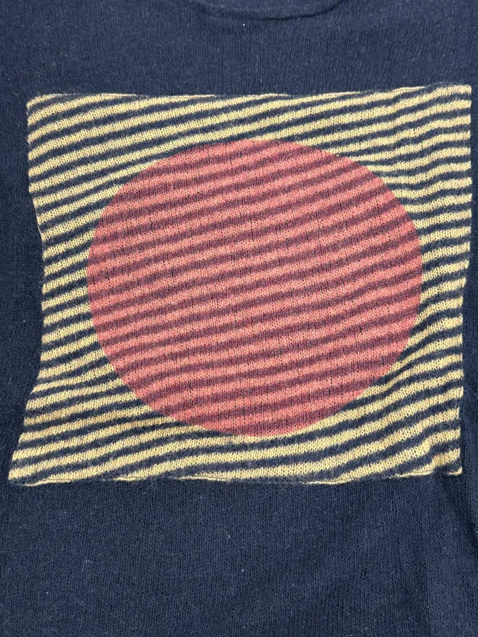 2000s Daniele Alessandrini Japan Sunset Navy Wool Sweater AWaZQRb 6