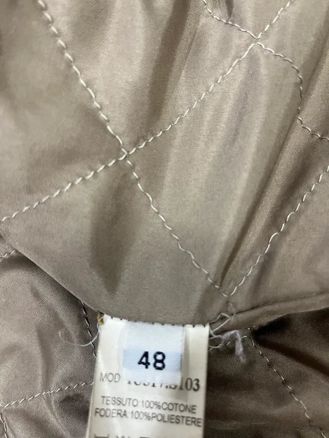 2000s Daniele Alessandrini Military Camel Multi Pockets Faux Fur Jacket rCLQuJO 8