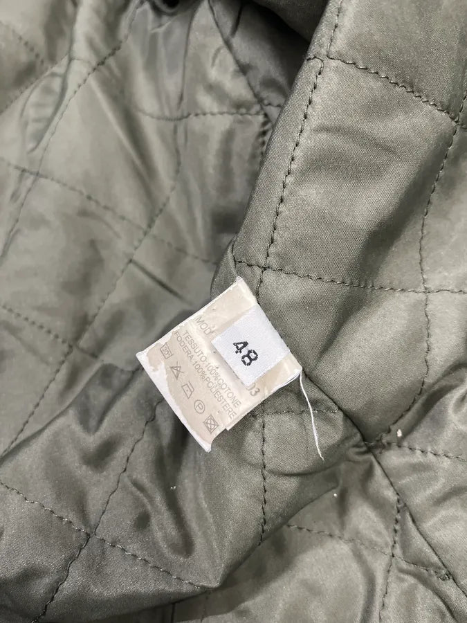 2000s Daniele Alessandrini Military Green Multi Pockets Faux Fur Jacket WBjnbQh 12