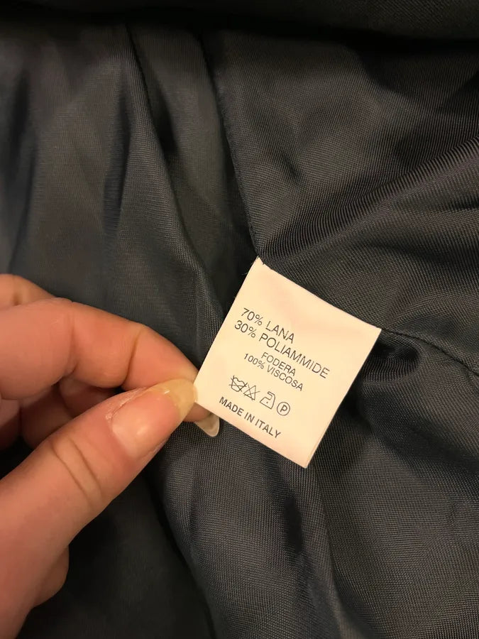 2000s Daniele Alessandrini Multi-Pockets Grey Wool Jacket cdxMCMV 10