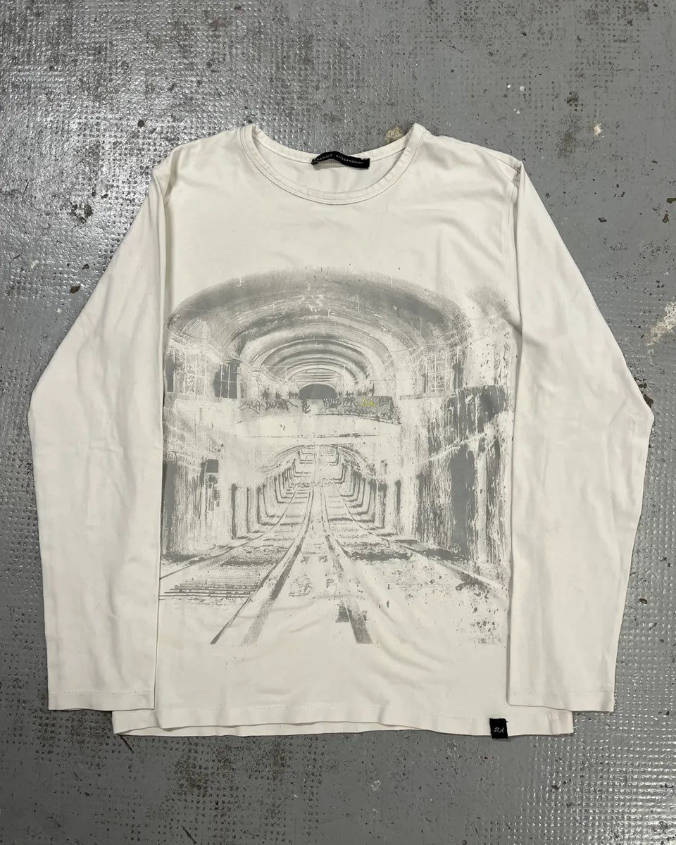 2000s Daniele Alessandrini Mysthic Room White Longsleeves gRRIfrT 0