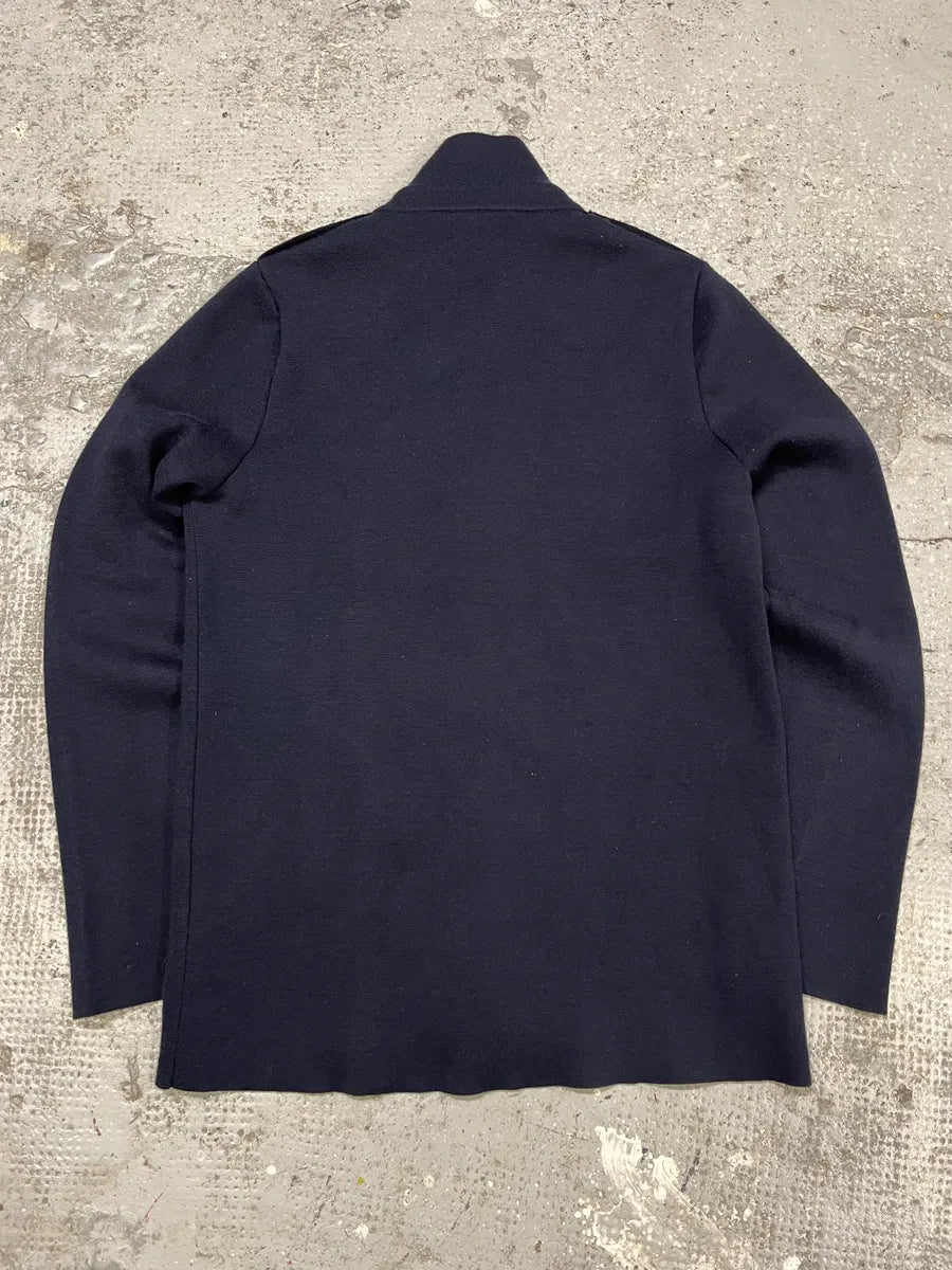 2000s Daniele Alessandrini Navy Buttoned Cardigan EhIGnIx 6