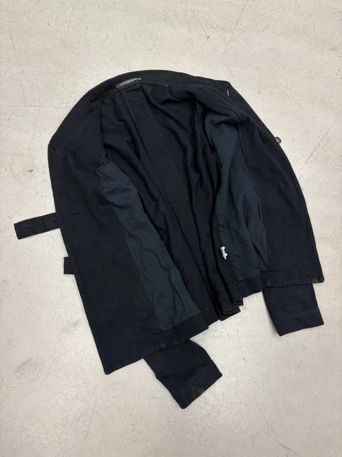 2000s Marithé + François Girbaud Navy Buttoned Jacket RjPRbFW 6