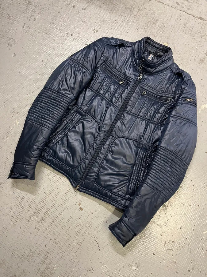 2000s Daniele Alessandrini Navy Puffer Jacket PECWKiW 3