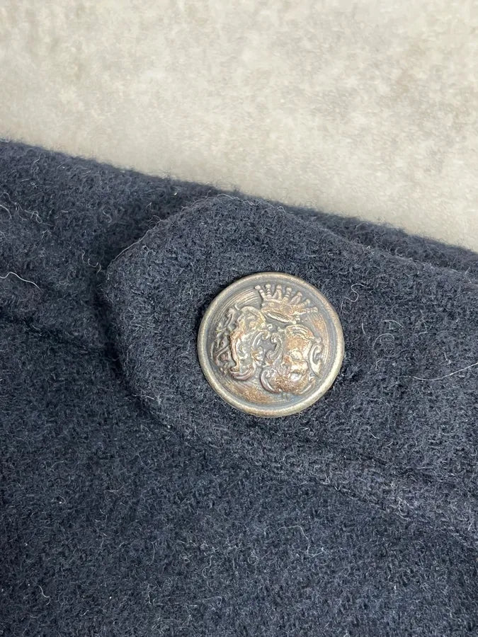 2000s Daniele Alessandrini Navy Wool Classy Jacket sRdNJWM 7