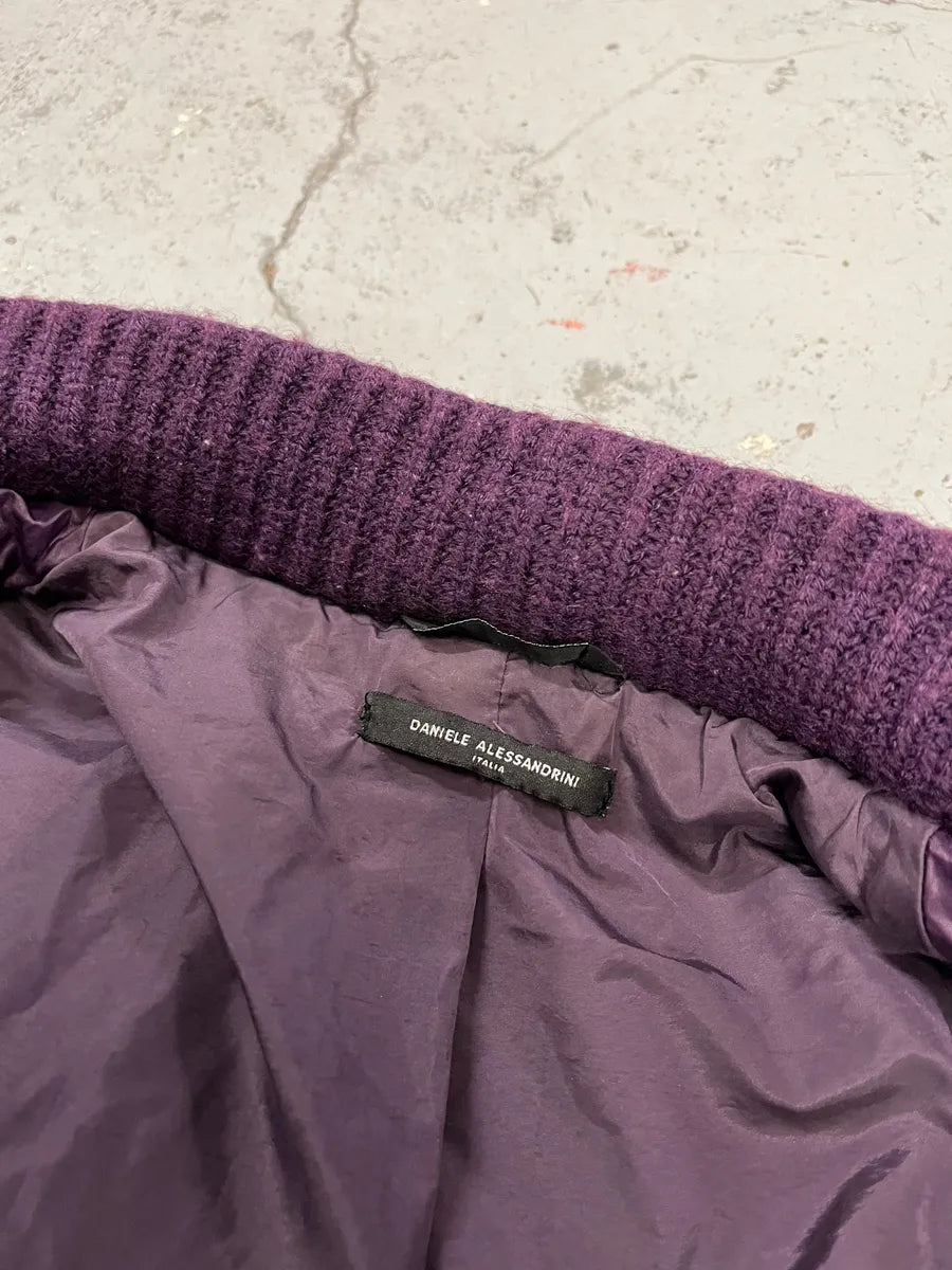 2000s Daniele Alessandrini Purple Patent British Puffer Jacket fOnSyWn 9