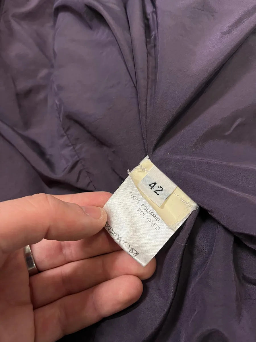 2000s Daniele Alessandrini Purple Patent British Puffer Jacket fOnSyWn 10