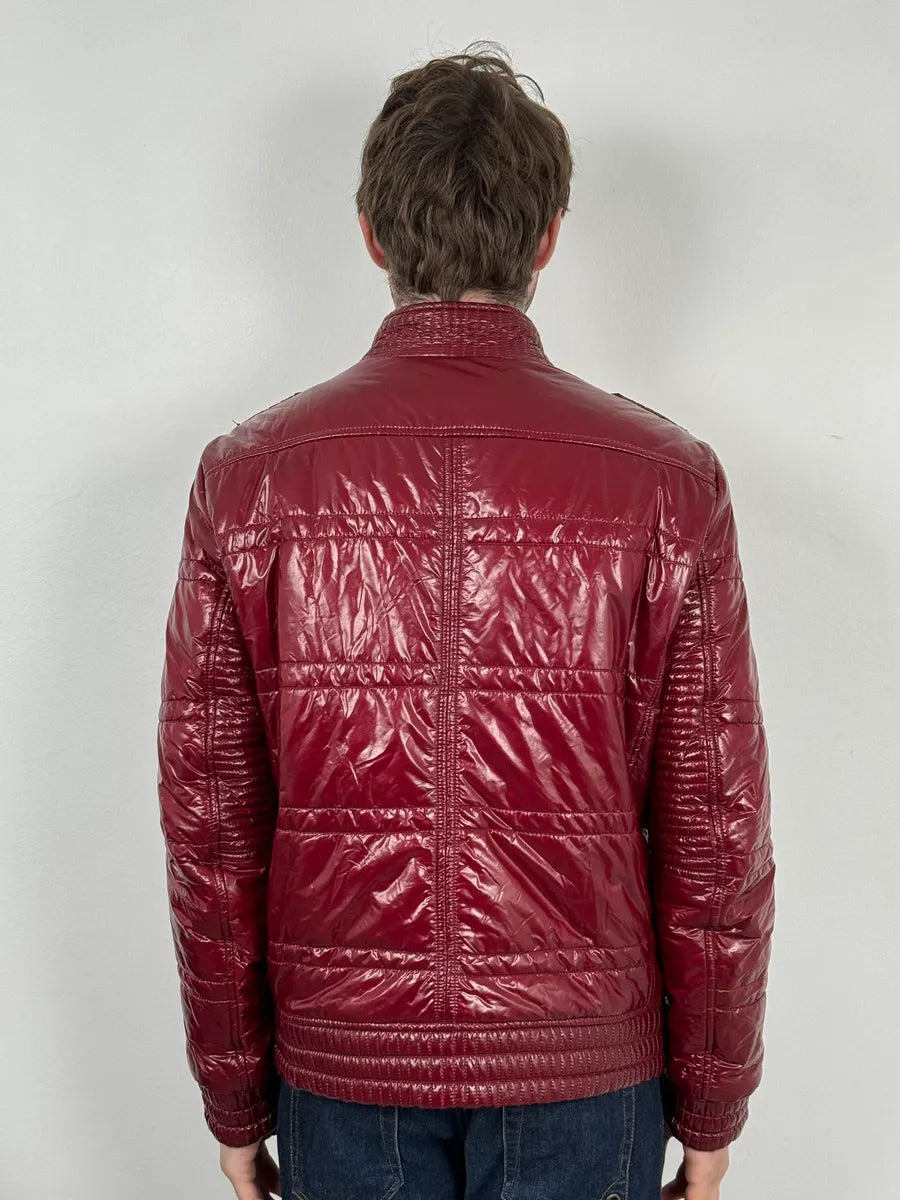 2000s Daniele Alessandrini Red Puffer Jacket FAumlTd 2