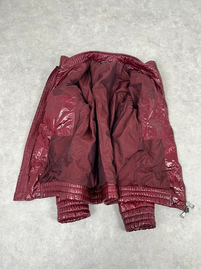2000s Daniele Alessandrini Red Puffer Jacket FAumlTd 7