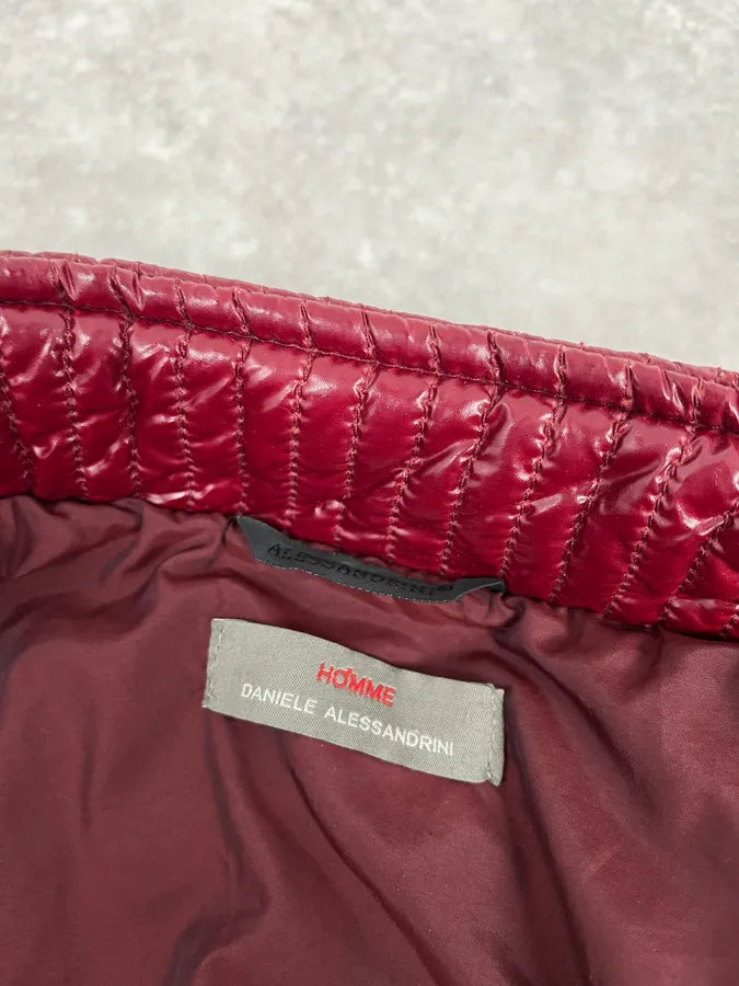 2000s Daniele Alessandrini Red Puffer Jacket FAumlTd 8