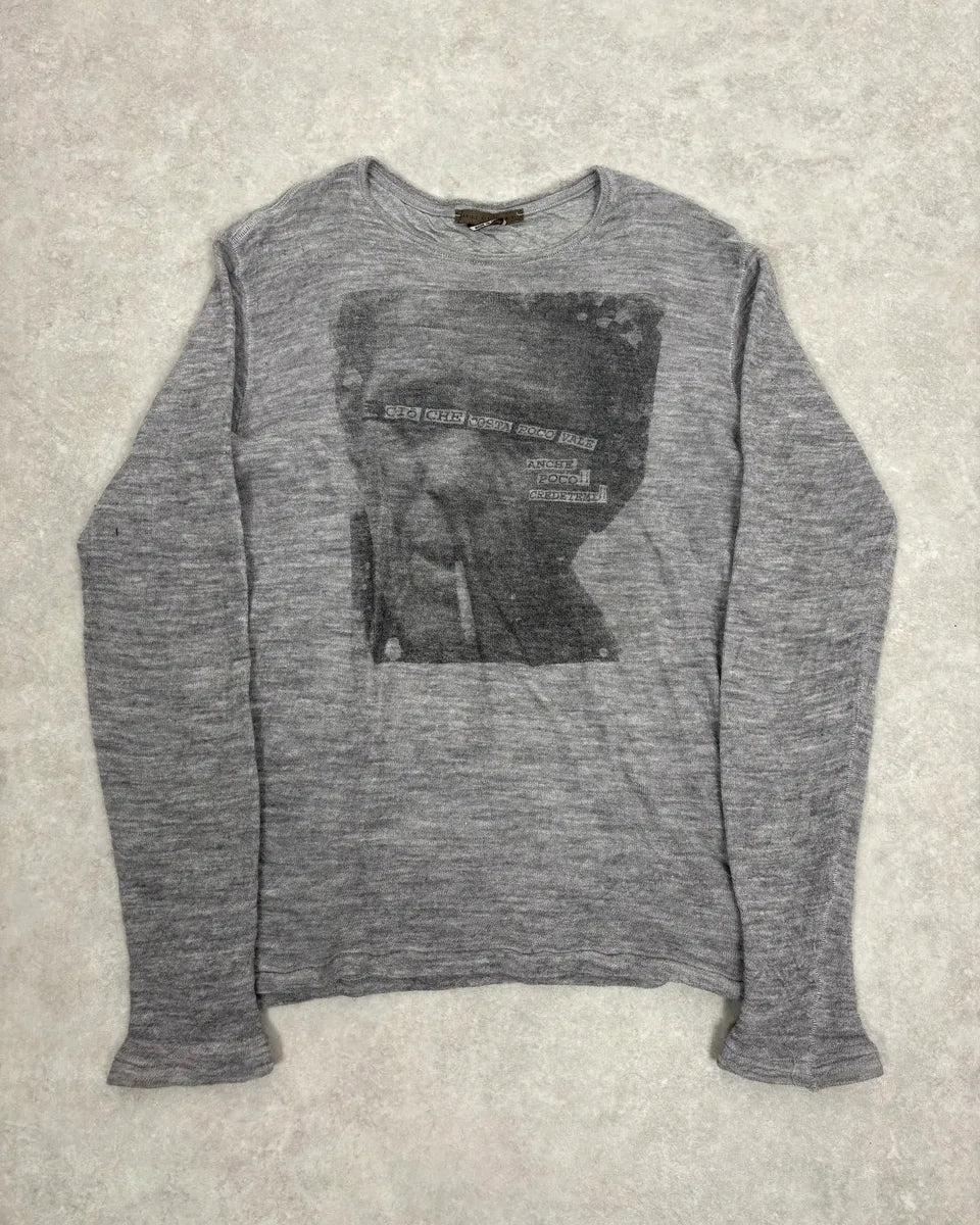 2000s Daniele Alessandrini Smoker Grey Longsleeves pvXnUzy 0